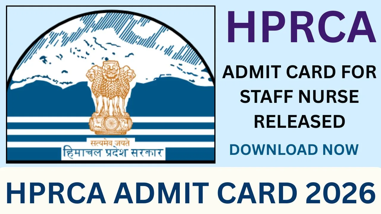 HPRCA ADMIT CARD 2026