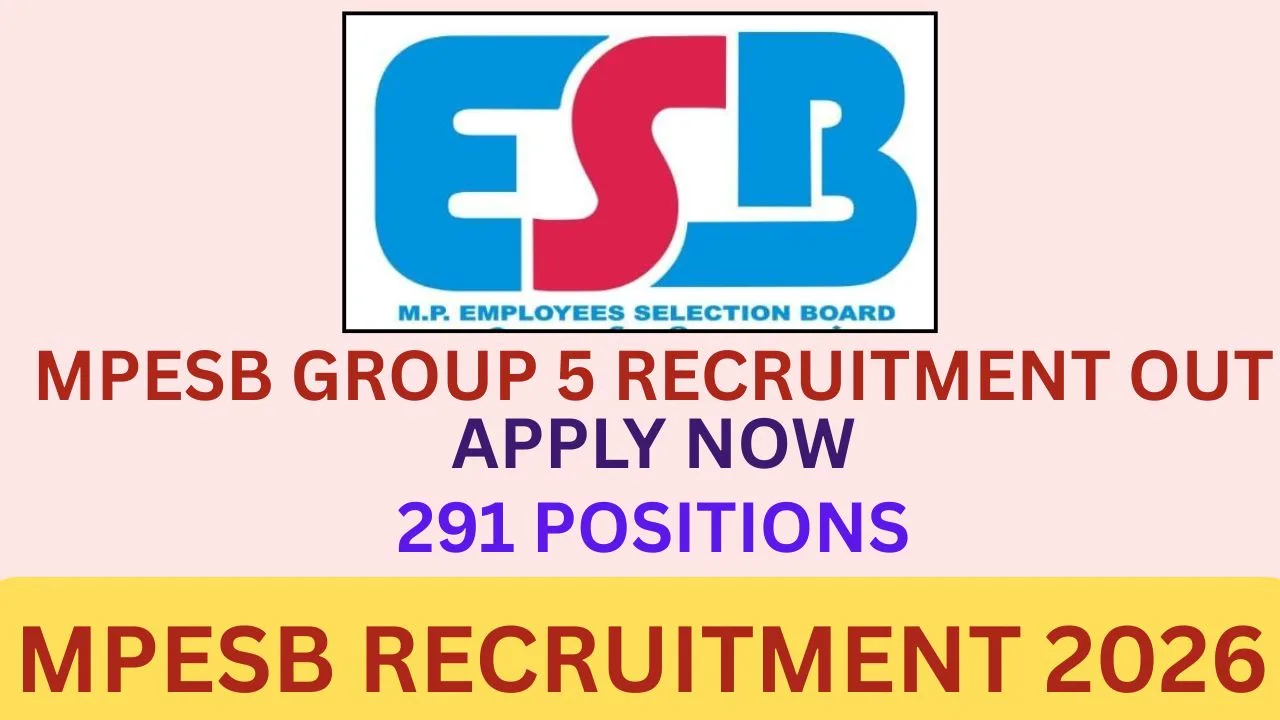 MPESB RECRUITMENT 2026