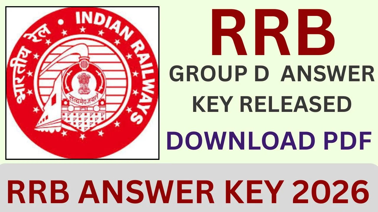 RRB ANSWER KEY 2026