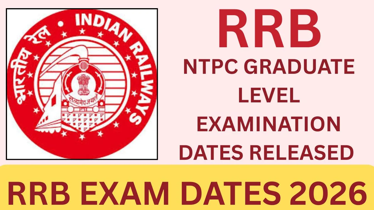 RRB EXAM DATES 2026